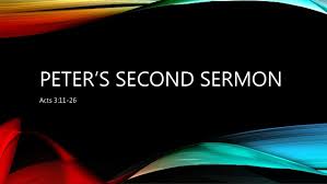 Acts 3  11-16  Sunday Sermon (11-4-2018)