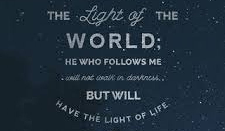 John 8:12 Scripture Memory Verse (1/18/19)