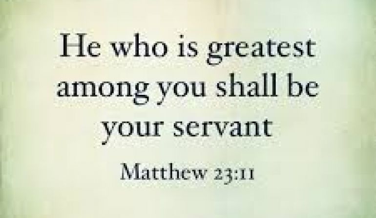 Matthew 23:11 Scripture Memory Verse (2/22/19)