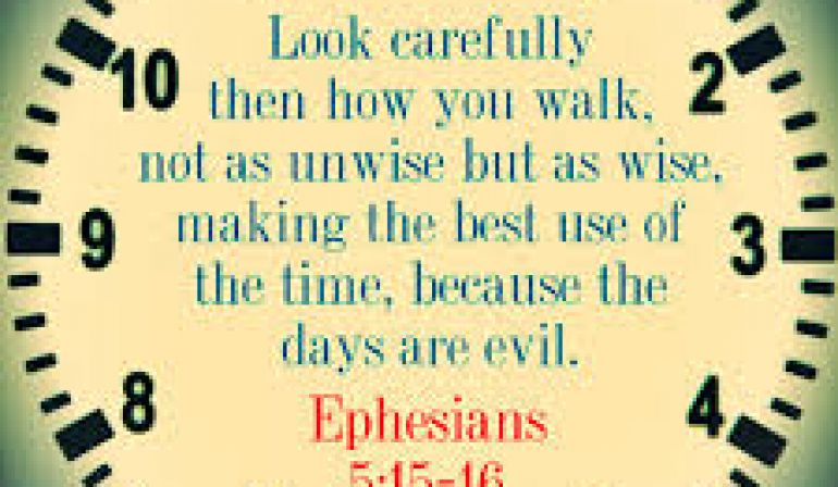 Ephesians 5:15-16 Scripture Memory Verse (2.15.19)
