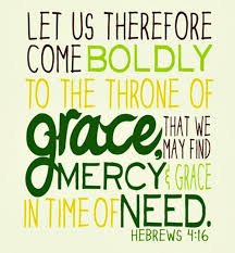 Hebrews 4:16 Scripture Memory Verse (3/29/19)