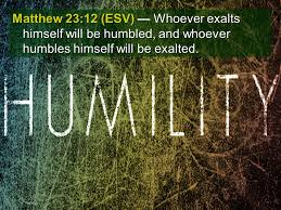 Matthew 23:12 Scripture Memory Verse (3/1/19)