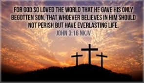 John 3:16 Scripture Memory Verse (4/5/19)
