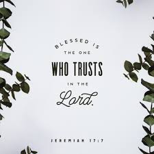 Scripture Memory Verse Jeremiah 17:7 (9/13/19)