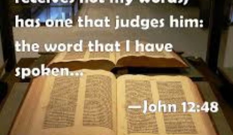 John 12:48 Scripture Memory Verse (2/26/21)  Pastor Greg Tyra
