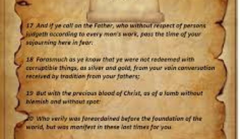 1 Peter  1-17-21 Sunday Teaching (4-4-2021) Pastor Greg Tyra