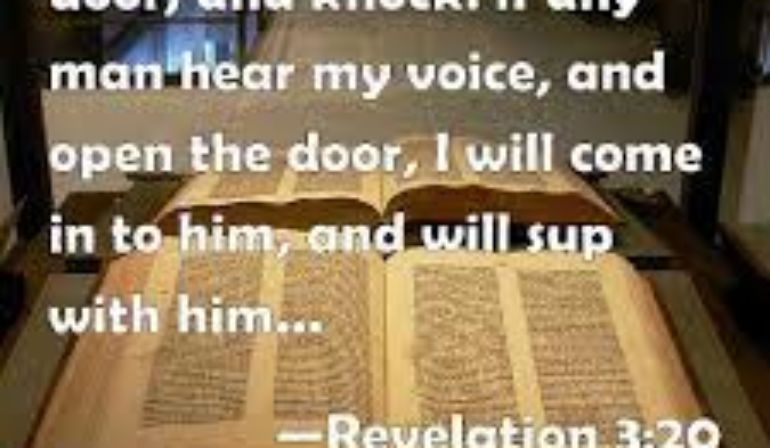 Revelation 3:20 Scripture Memory (6/25/21) Pastor Greg Tyra