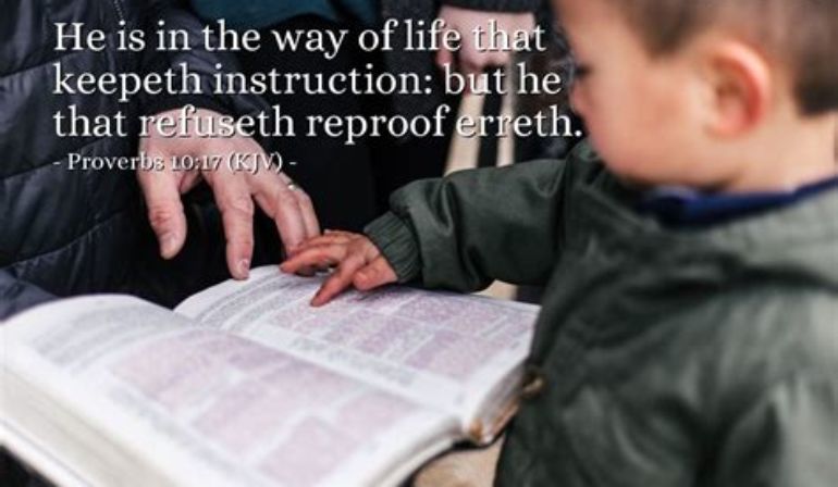 Proverbs 10:17 Scripture Memory Verse (1/21/22) Pastor Greg Tyra