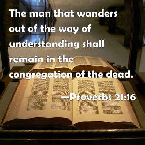 Proverbs 21:16 Scripture Memory (2/11/22) Pastor Greg Tyra