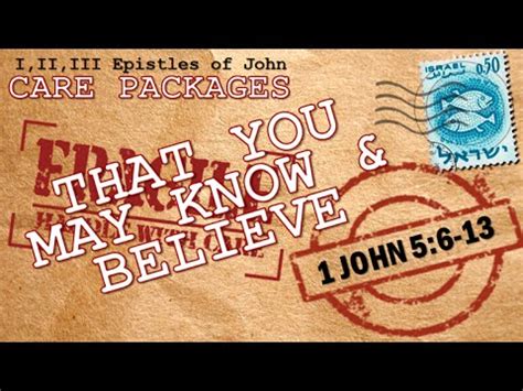 1 John 5 6-13 Sunday Teaching (03-06-22) Pastor Greg Tyra