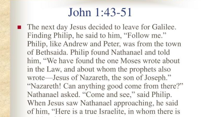 John 1:43-51 Sunday Teaching (7-17-2022) Pastor Greg Tyra