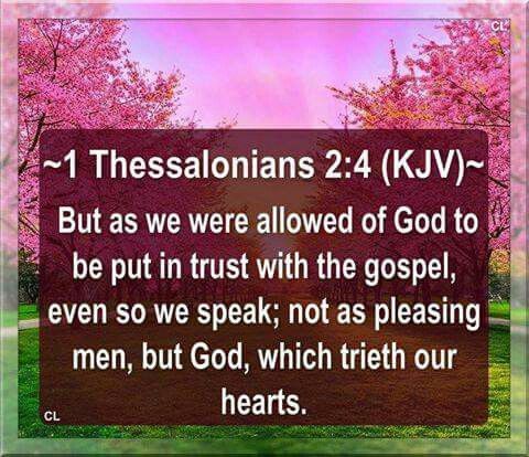 1 Thessalonians 2:4 Scripture memory (2-3-2023) Pastor Greg Tyra