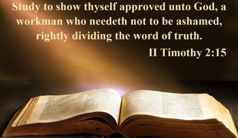 2 Timothy 2:15 Scripture Memory Verse (8/4/23) Pastor Greg Tyra
