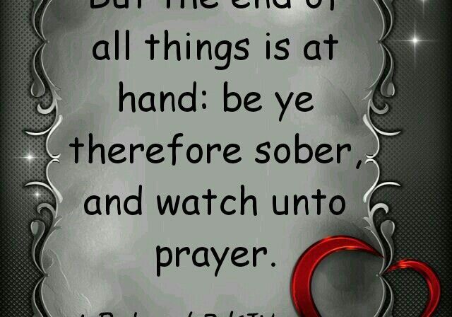 1 Peter 4:7 Bible Study (1-26-24) Pastor Greg Tyra