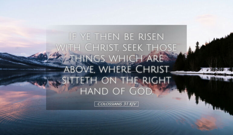 Colossians 3:1 Scripture Memory (7-26-24) Pastor Greg Tyra