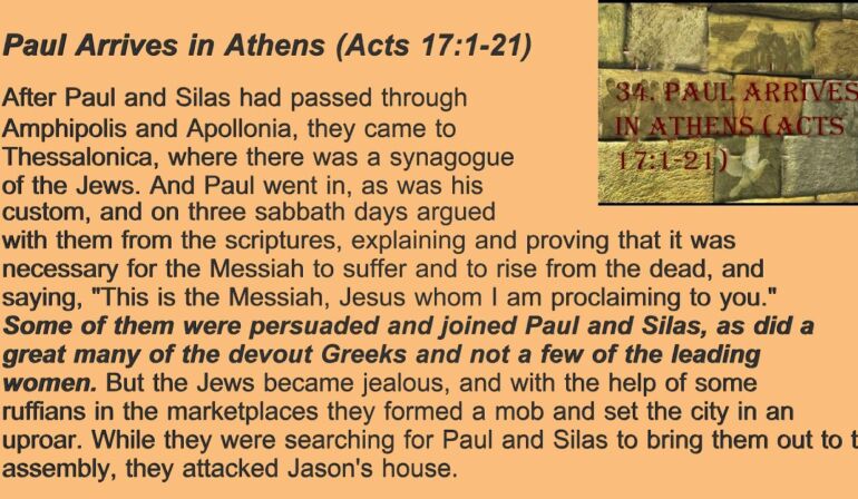 Acts 17:1-21 Sunday Teaching (9-8-24) Pastor Greg Tyra